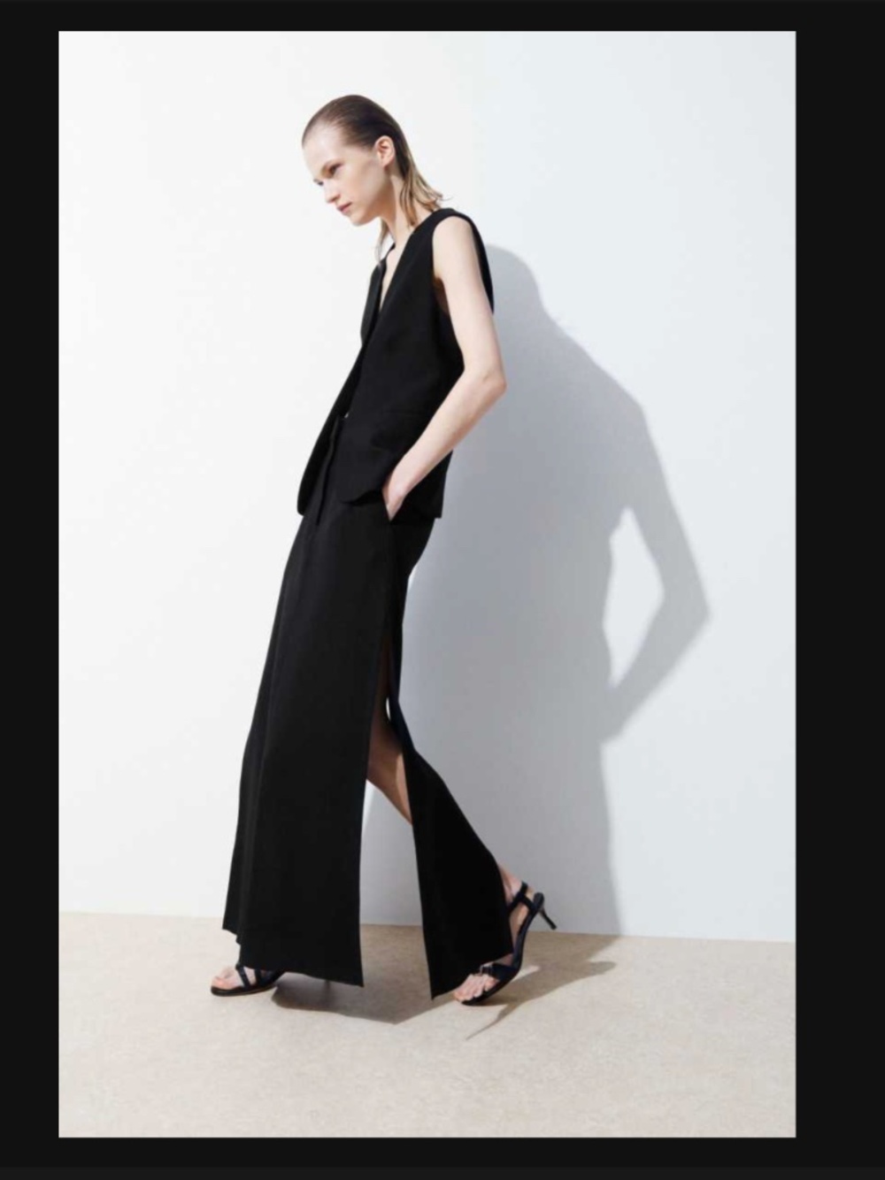COS ATELIER The High-Slit Maxi Pencil Skirt